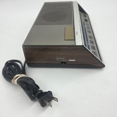 VTG GE General Electric 7-4663A ELECTRONIC TOUCH Alarm Clock Radio -WORKS!