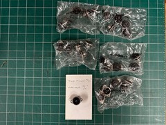 Lot of 25 pcs – 9-Pin Vacuum Tube Socket Black, Nos, in sealed bags, for 12AX7