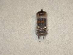 1 x CRC-5814A(12AU7) RCA Tube*Black Plates-O*Very Strong Testing*Command*#2