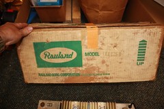 Clean Vintage Rauland Borg Amp Amplifier TAX125 A-A in Factory Box UNTESTED