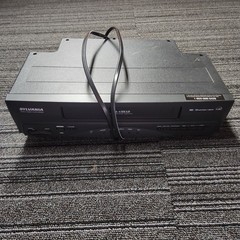 Sylvania 6240VD 4-Head VHS VCR Player Recorder Tested Powers On Front A/V Inputs