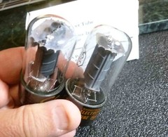 Pair RCA Grey/Black Plate 6v6 GTA Power Tubes 7/15 on the Orange Tester