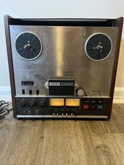 VINTAGE TEAC A-3300SX STEREO REEL TO REEL PLAYER TAPE DECK WORKS **check Photos