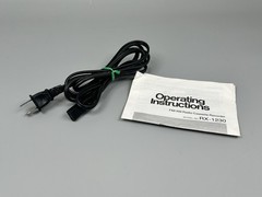 Panasonic RX-1230 Receiver Tape Recorder Shortwave Radio AC Power Cable Cord OEM