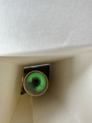 LOT OF 4 – GREEN EYE 1629 VACUUM TUBES – BRAND UNKNOWN – TEST BRIGHT
