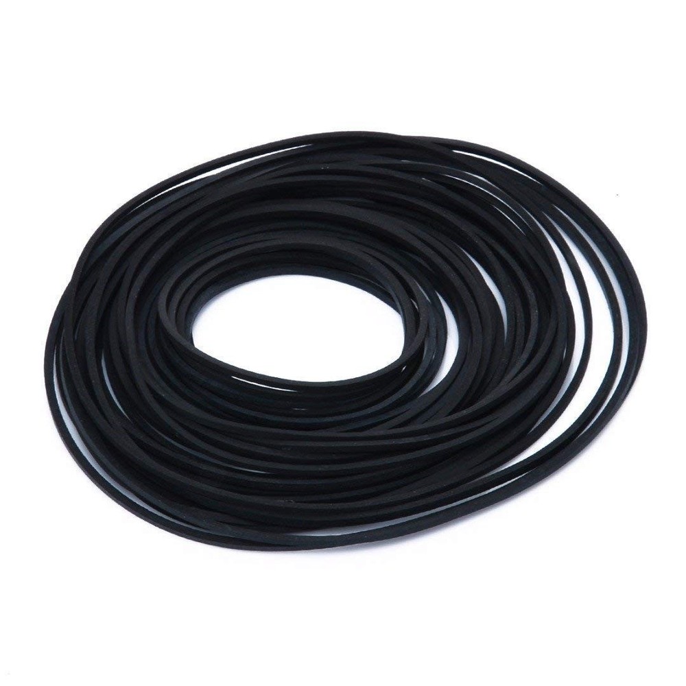 BLUE GARLIC DVD Rubber Belt 40mm to 135mm 50PCS 100 millimeters, Black