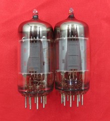 1964 Toshiba 12AU7 PLATINUM PLUS Grade Preamp Amp Tubes Matched Pair 95% NOS