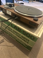 Realistic LAB-500 Automatic Turntable Walnut Veneer + Original Box Working