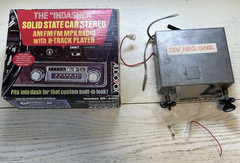 Audiovox Car Stereo 8 Track AM/FM Radio ID-400 Japan UNTESTED 1970’s