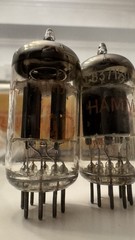 Matched Pair Amperex NOS ECC83 12AX7 Hammond Rare Grail Tone Heerlan