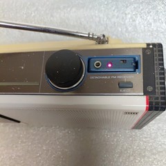 Sony CFS-FM7 model Retro Radio Cassette Recorder Vintage Boombox w/ FM Receiver