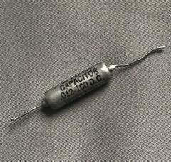 Sprague .012 uF 100v PIO Vitamin Q oil Capacitor Vintage woman tone 1958-63 used