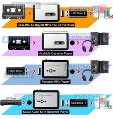 Premium Tape To MP3 Recorder Analog Audio Recorder MP3 Player Cassette Player