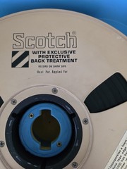 Blank Lotof 2 3M Scotch 2″ Magnetic Recording Tape Gold Collor