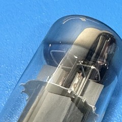 1958 AMPEREX BUGLE BOY EL34 6CA7 TUBE DOUBLE D GETTERS TESTED 104%
