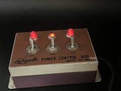 Lafayette Power Control Box 99-8007 Working Missing Light Cover Free Shipping