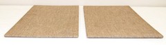 Vtg 2- OEM ” KLH 22 Speaker “GRILL, FRAME, CLOTH” Replacement Part PAIR/ Set