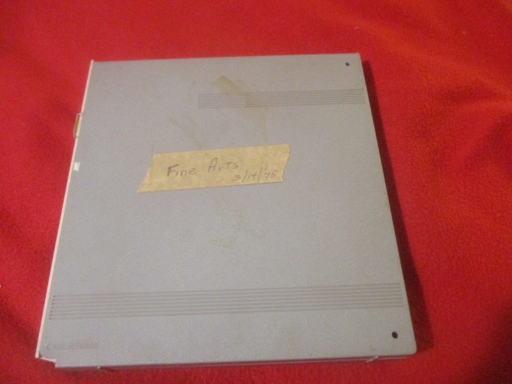 BASF 7” Reel to Reel 1975 Fine Arts Tape