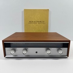 Heathkit AA-14 Stereo Amplifier w/ Manual Tested & Works Gorgeous Cabinet – READ