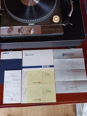 Garrard 401 Turntable SME 3009 S2 Improved Tonearm Shure V-15 III Japan #887