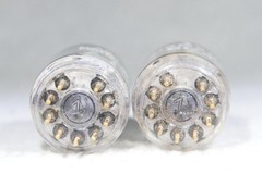 Matched Pair Siemens CCa (=E88CC/6922) A-Frame Getter Gold Pin Germany 1973