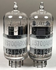 2 NIB NOS Tektronix selected RCA 12AU7 tubes TV7 & AT1000 tested excellent