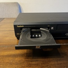 SYMPHONIC WF803 DVD/VCR rec VHS Combo Player / Recorder, No Remote,Tested Works