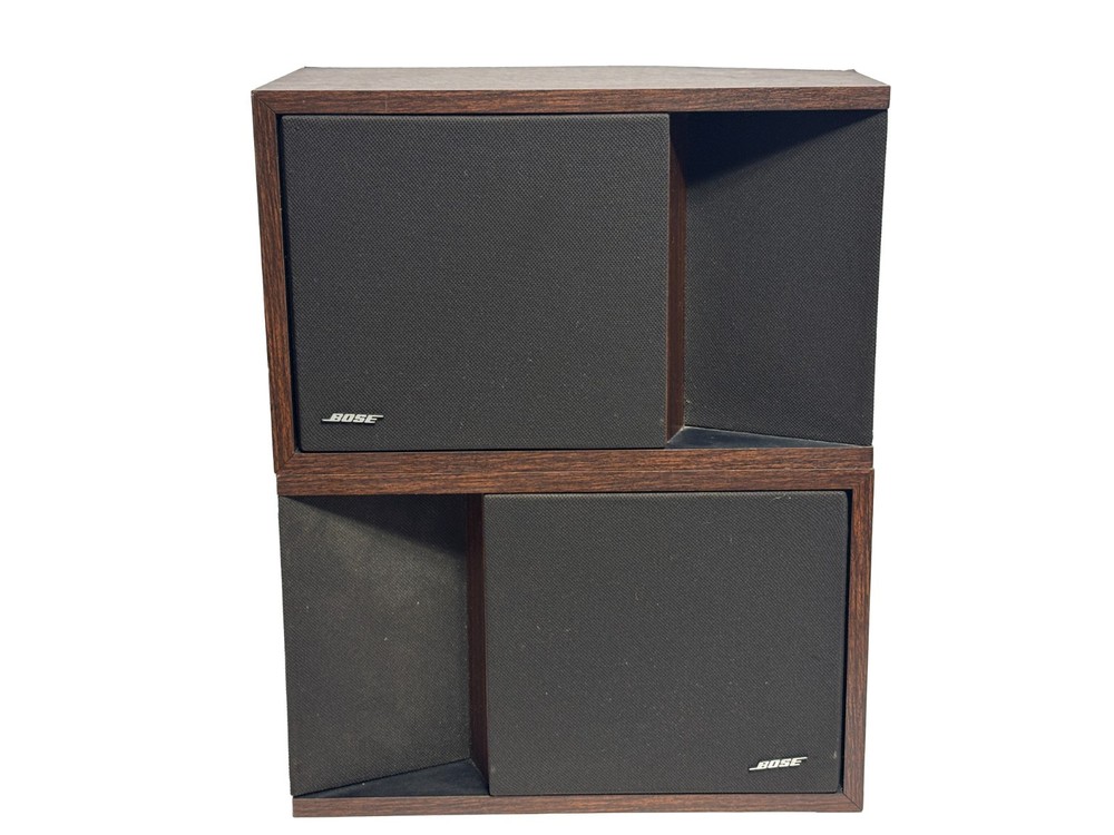 Bose 201 Series II Direct/Reflecting Wood Bookshelf Speakers Vintage Pair – Nice