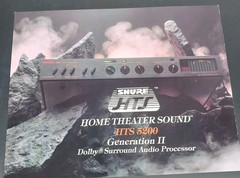 Ultra Rare 1986 Shure HTS 5000 / HTS 5200 Dealer White Paper & Catalog Lot