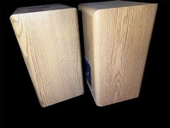 VINTAGE Infinity RS 225 Bookshelf Speakers Light Oak