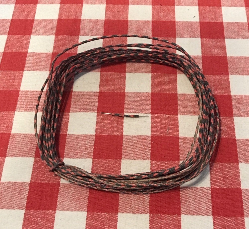 Western Electric Cloth Covered Wire Vintage 24 AWG Single Strand 20 Feet