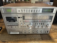 Yorx M2608 Stereo System Receiver EQ AM FM Cassette 8 Track Works *Read*