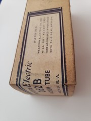 NOS Western Electric 262B Vacuum Tube Sealed Original Box Made in USA