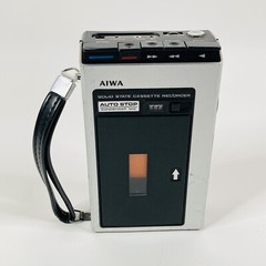Vintage Aiwa Solid State Cassette Recorder TP-747 101 Japan w/ Original AC-611