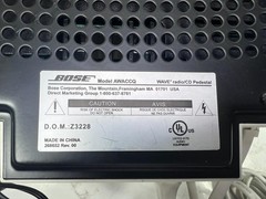 Bose Wave Radio CD AM-FM Clock Alarm AWRC1P + Pedestal AWACCQ