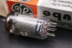 GE 6267 EF86 Pair – West Germany – Silver Mesh Shield – Cup Getter