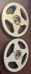 Lot Of 2 Scotch Classic Metal Reels #111-24R – 2400 Ft Of Tape Capacity In Each