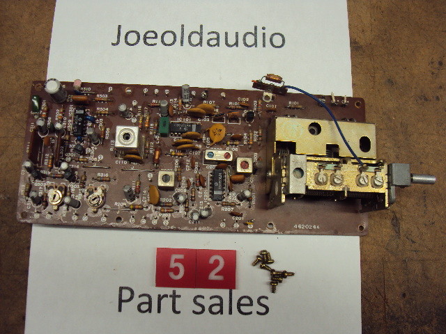 Nikko 6065 Original AM/FM Tuner Board. SC-12HF 462024A Tested. Parting Out 6065.
