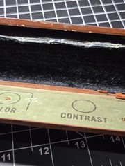RCA Victor Color TV control box panel holder vtg television advertising