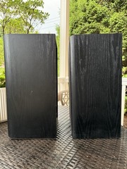 Vintage Pair JBL800 Speakers Model JBL Black Tested Working Condition