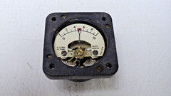 1958 DeJur MOD 112 DC Milliammeter 2mA 20MV Vintage Analog Panel Meter Gauge USA