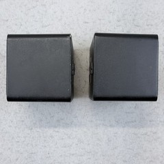 Realistic MINIMUS 7 Speakers Black Metal Bookshelf Vintage Made In Japan Tested