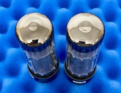 TWO Siemens National 6CA7 EL34 Tubes /Amplitrex Tested 👍/ Dimples / 1980’s