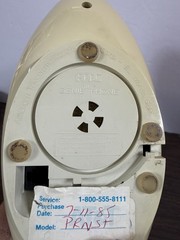 Vintage Genie Space Age Phone Push Button Cream Brown MCM USA Works + 15’ Cord