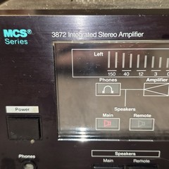 MCS 3872 Stereo Integrated Amplifier 1985-86 110 Watts Per Channel