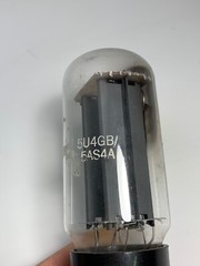 ** GE 5U4GB 5AS4A Black Plate VACUUM TUBE