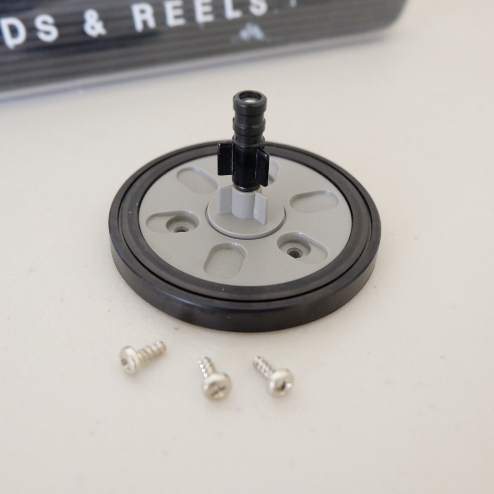 Akai GX-77 Reel to Reel – ONE Table w/ Spindle & Screws Assembly – Genuine Parts