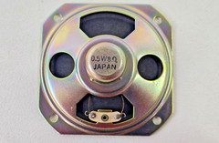 Vintage Philmore TS27 Square 3″ Replacement PM Speaker 8 Ohm .5 Watts