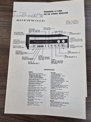 Sherwood S7100A Receiver Service Manual – Original