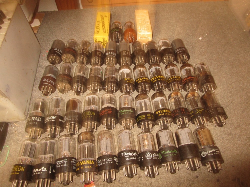 (40) + NOS NIB to Good Sylvania, RCA & Other 6SN7GT 6SN7GTB VT-231 Tubes